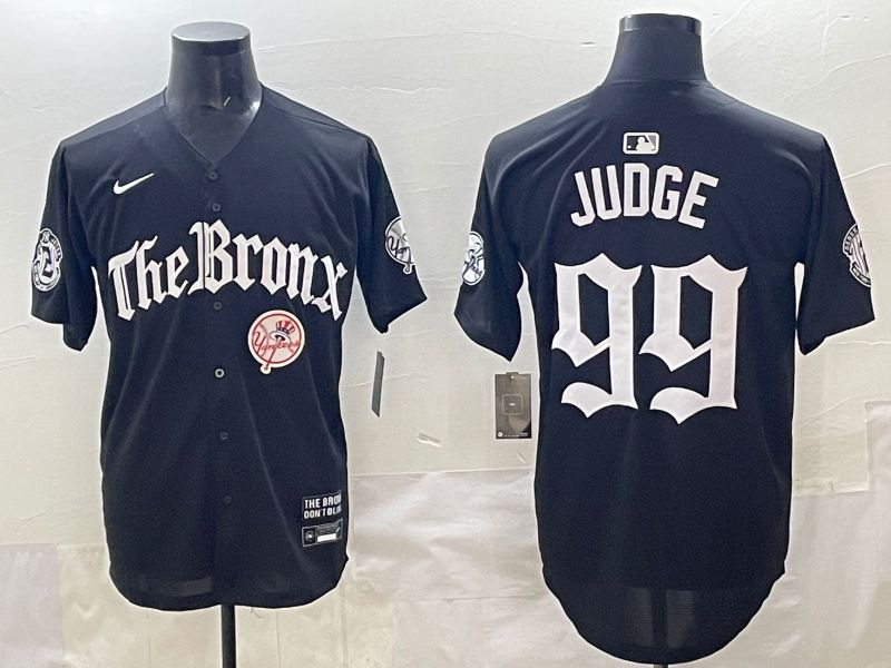 Men 2025 New York Yankees #99 Judge Black Five generations Joint Name Nike MLB Jersey style 40->detroit tigers->MLB Jersey